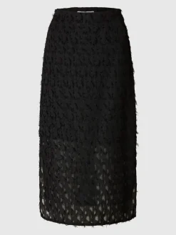 Slfmarion Midi Skirt Black