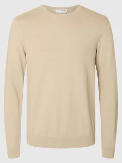 Slhberg Berg Crew Neck Oatmeal