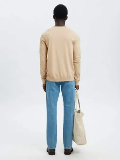 Slhberg Berg Crew Neck Oatmeal