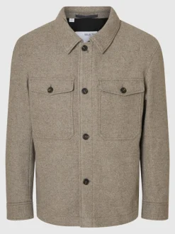 Slhmitch Wool Blend Shacket