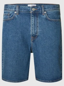 Slhreg Alex Mid Blue Denim Shorts