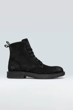 Sneaky Steve Ben Suede Shoe Black