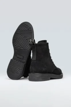 Sneaky Steve Ben Suede Shoe Black