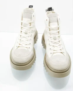 Sneaky Steve Kamiki High Canvas Off White