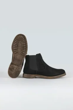 Sneaky Steve Risty Suede Shoe Black