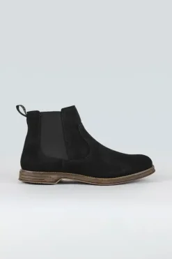 Sneaky Steve Risty Suede Shoe Black