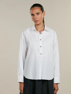 Stenströms Jackie White Tuxedo Shirt