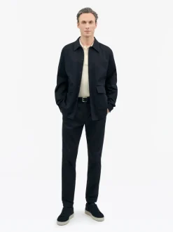 Tiger of Sweden Alberio PP Tailored Overshirt Dark Blue