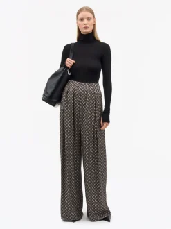 Tiger  of Sweden Cora Printed Draped Trousers