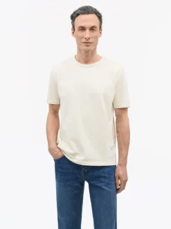 Tiger of Sweden Jake Boxy Cotton T-shirt Light Ivory