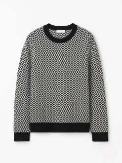 Tiger of Sweden Sam RWS Jacquard Sweater Cream