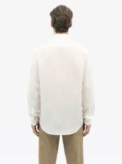 Tiger of Sweden Spenser Casual Linen Shirt Off White