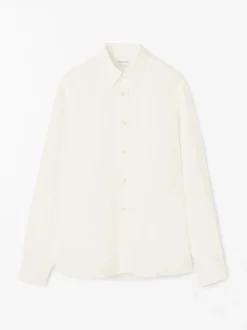 Tiger of Sweden Spenser Casual Linen Shirt Off White