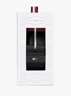 Tommy Hilfiger Denton Leather Belt Gift Box Black