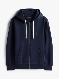 Tommy Hilfiger Fleece Zip-Thru Hoody Navy Blue