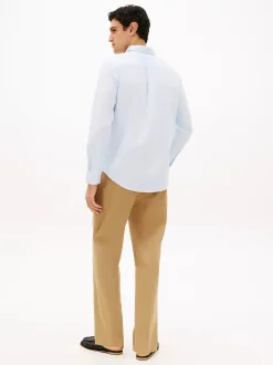 Tommy Hilfiger Flex Regular Fit Dobby Shirt Sweet Blue