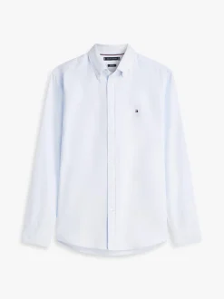 Tommy Hilfiger Flex Regular Fit Dobby Shirt Sweet Blue