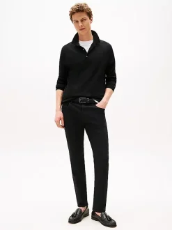 Tommy Hilfiger Harlem Black Relaxed Tapered Leg Jeans Stay Black