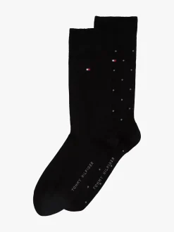 Tommy Hilfiger 2-Pack Polka Dot Socks Black
