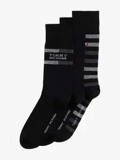 Tommy Hilfiger 3-Pack Socks Gift Box Black