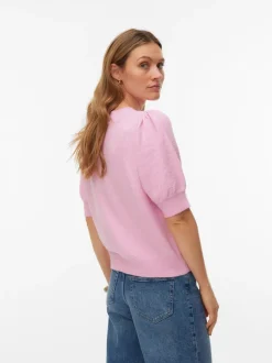 Vero Moda Vmdoffy 2/4 O Neck Pullover Rose