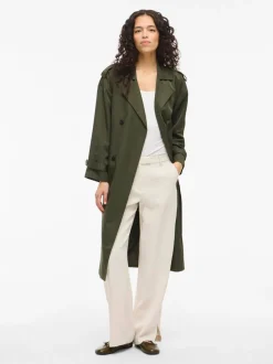 Viaddison Long Trenchcoat Deep Depths