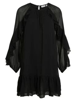Vibinna Frill Dress Black Beauty
