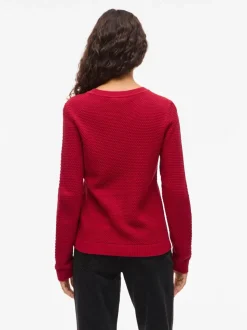 Vidalo O-neck Knit Jester Red