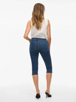 Vijeggy Capri Jeans Medium Blue Denim