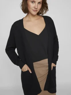 Vila Dalo Knit Cardigan Black