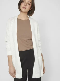 Vila Dalo Knit Cardigan White Alyssum