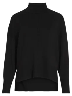 Vila Ostria Rollneck Knit Black Beauty