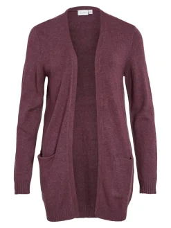 Vila Ril Open Cardigan Fig