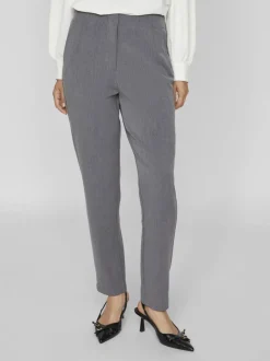 Vila Varone Pants Medium Grey Melange