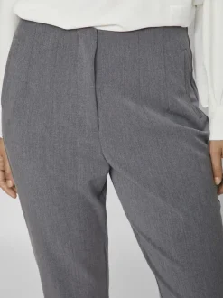 Vila Varone Pants Medium Grey Melange