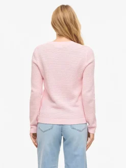 Vila Vidalo O-Neck Ls Knit Top Cherry Blossom