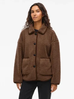 Vimelusa Teddy Jacket Fossil