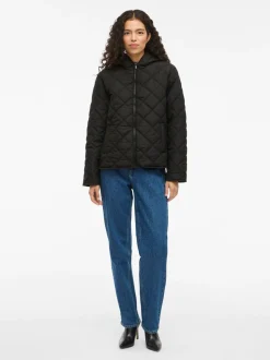 Viquila Hood Quilted Short Jacket