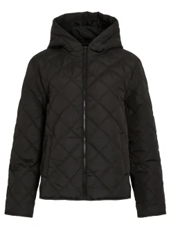 Viquila Hood Quilted Short Jacket
