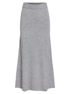 Viril Ankle Skirt Medium Grey Melange