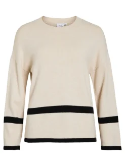 Viril Oversize O-neck Super Light Natural Melange