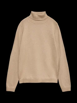 Vmhappyglitter Rollneck Pullover Silver Mink