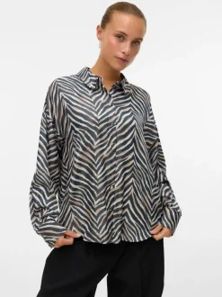 Vmvina Sonya Shirt Black