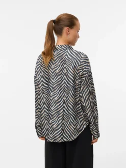 Vmvina Sonya Shirt Black