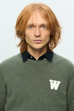 WWTay Lambswool Pullover Grape Leaf