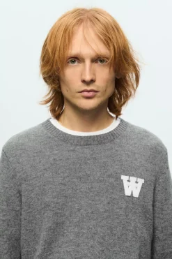 WWTay Lambswool Pullover Light Grey Melange